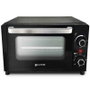 Grunkel HR-10MINI - Horno Eléctrico de Sobremesa Multifunción, 10 Litros, 800W, Temperatura 100-230°C, Temporizador 60 Min, Resistencias Inox, Negro